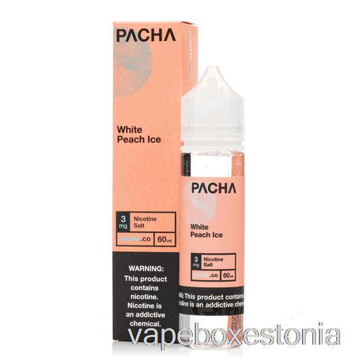 Vape Box Estonia Valge Virsiku Jää - Pacha - 60ml 3mg